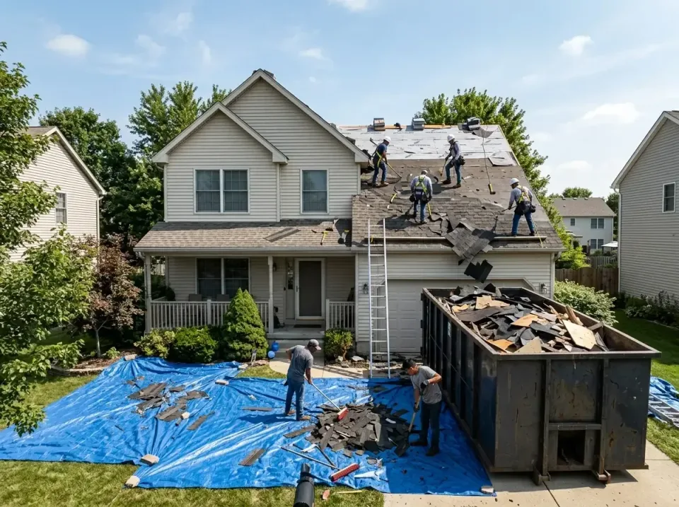 roof-replacement-debris-remova-004 — frequently asked questions, Cheapest Dumpster Rentals in Austin, AR
